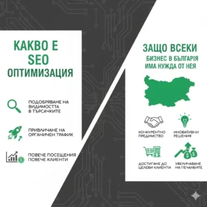 SEO оптимизация на уеб сайт за бизнес в България