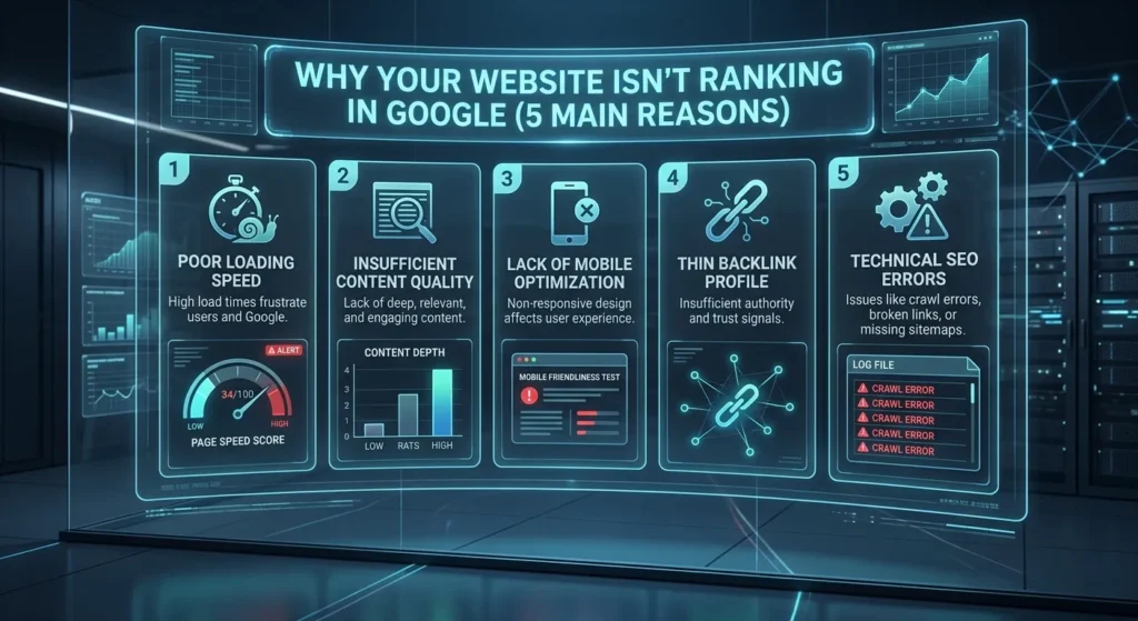 Защо сайтът ти не се класира в Google