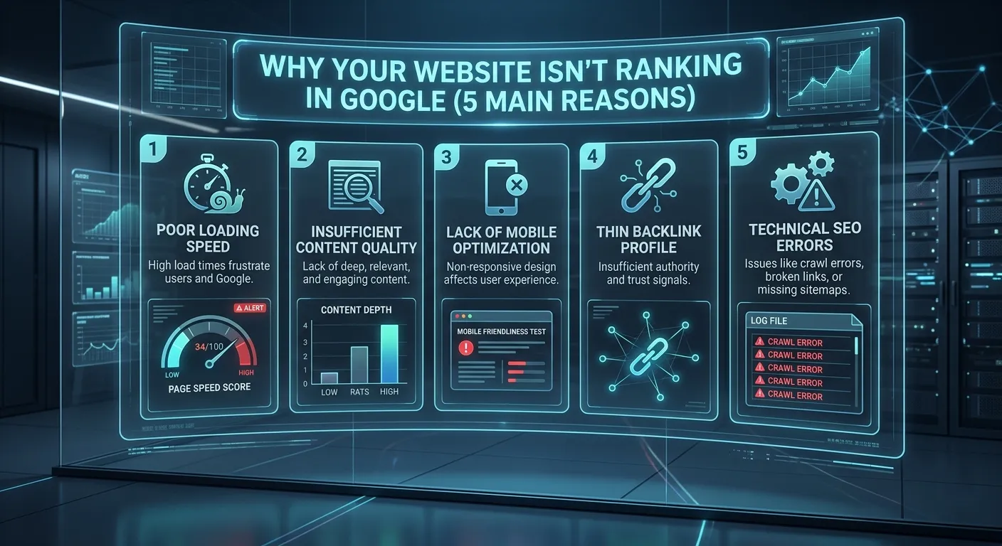 Защо сайтът ти не се класира в Google